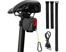 Fiets Sleeptouw - Trekband Achterlicht - Veilig Fietsen - Dynamisch Uitzetsysteem - 3 Meter - Zwart