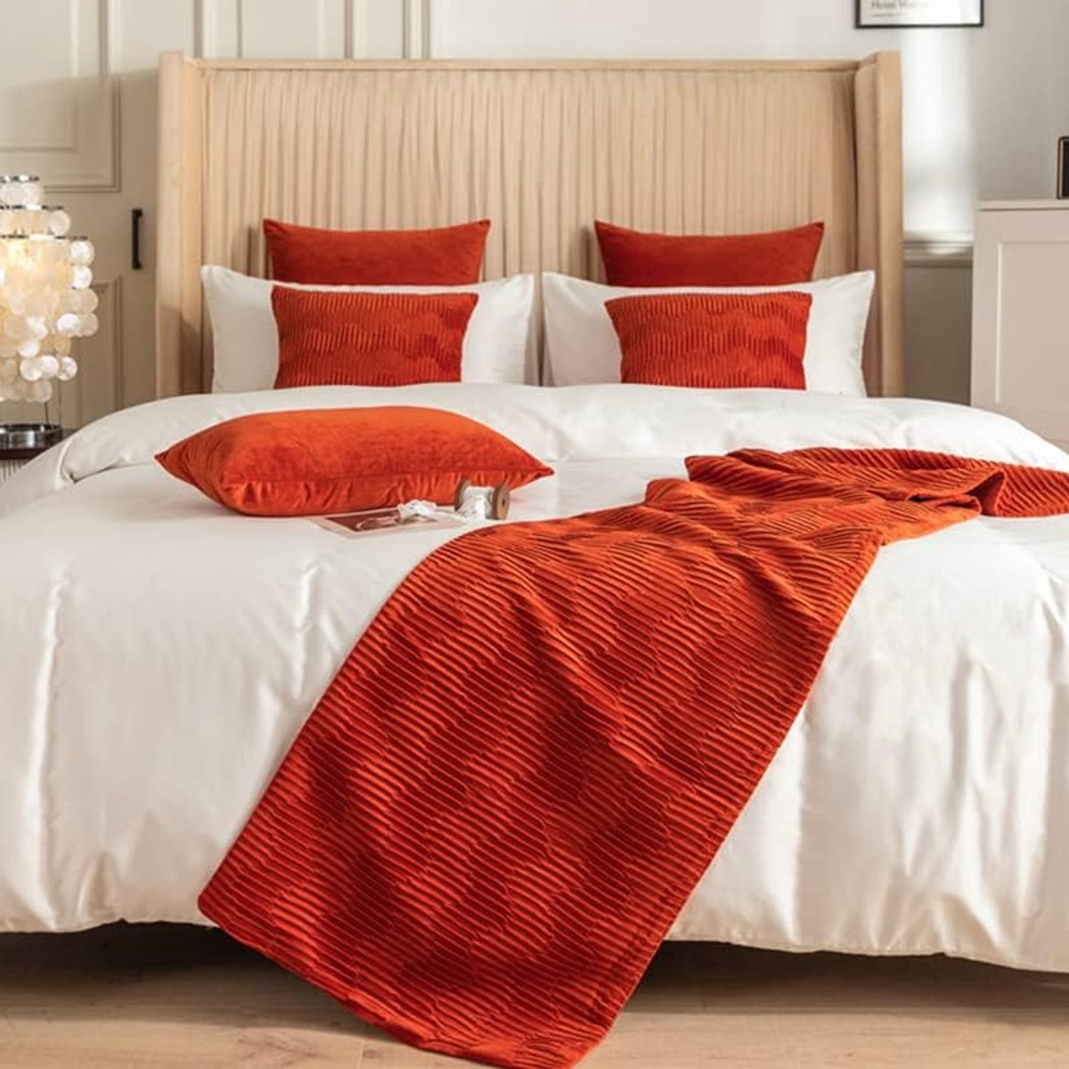 Bedloper Decoratie - Bed Deken - Slaapkamer Aankleden - Zacht en Duurzaam - 45 x 210 cm - 