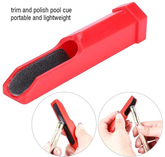 JHUBERS - Biljart Pool Cue Tip Shaper - Draagbare Trimmer - Mini Formaat - Accessoire voor Biljart - Cue Tip Care Tool - Perfect voor Biljartliefhe... van Jhubers — afbeelding 4