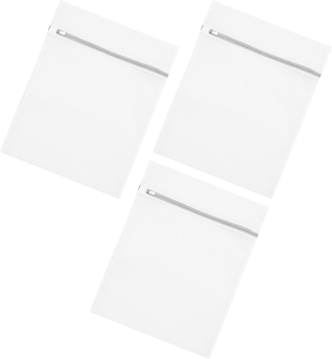 Mesh Waszakken - Kledingbeschermers - Delicate Kleding Wassen - Honingraatstructuur - 3 Stuks - Antracietgrijs
