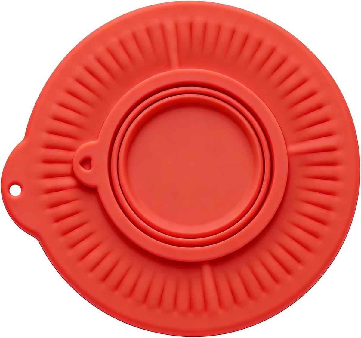 Spatbescherming Mixer Keukenmachine accessoire Schoon koken Morsvrij ontwerp Diameter 23.4 cm Rood