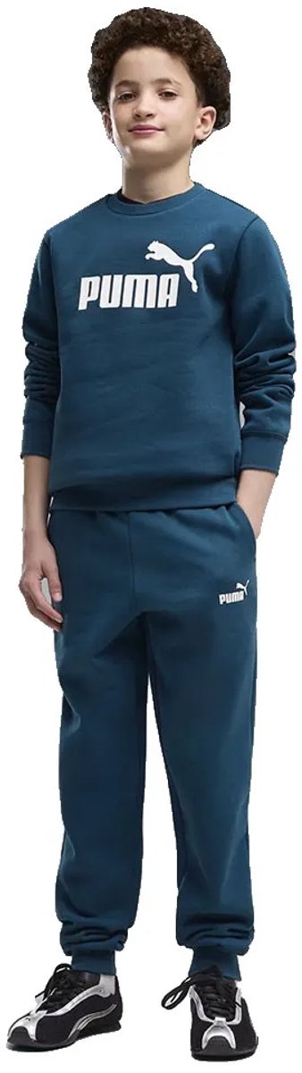 Puma Ess No.1 Logo Crew Sweat Pak Fl B Fashion Wear Kinderen Blauw