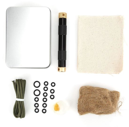 Dailygoody - Zaklampen - Vuurstartgereedschap - Lichtgewicht en draagbaar - Zwart - Buitenaccessoires - Ideaal voor camping - Compact model — afbeelding 4