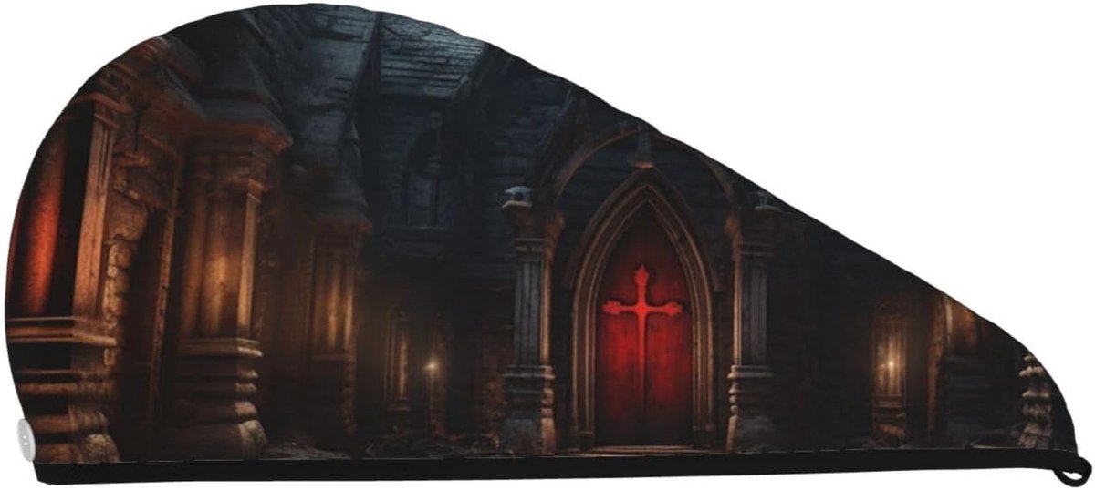 Haar Drogen Cap - Haar Tulband - Snel Haar Drogen - Super Absorberend - 26x64 cm - Zwart