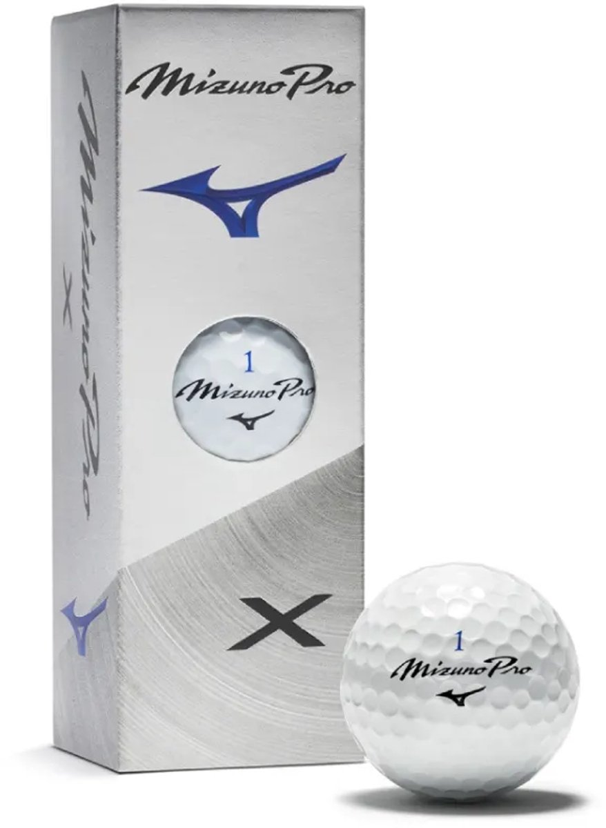 Mizuno Pro X Golfballen 2026 - Wit - 12 Stuks