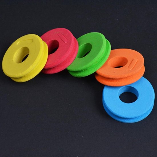 Foam Roller en Verpakkingsboard voor Vissen, 100 Stuks Vissnoer Spoelen, Geschikt voor Boten en Meren, Diameter 4.5 cm — afbeelding 2
