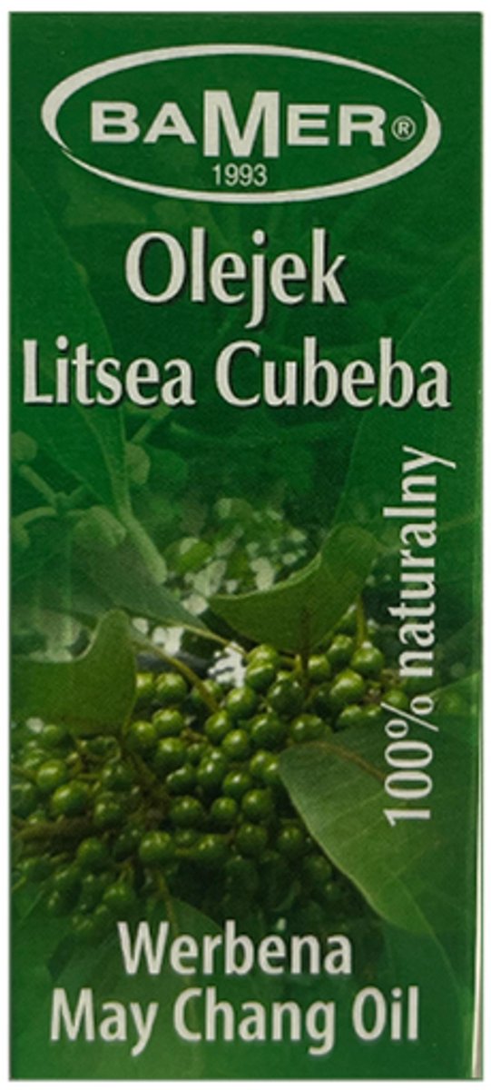 Bamer Litsea Cubeba - Aromatherapie Olie - 100% Natuurlijk, 7 ml