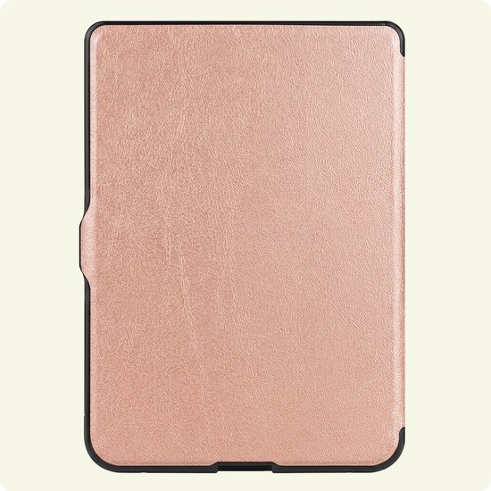 Hoes Geschikt voor Kobo Nia - E-reader Bescherm Hoesje Case Sleep Cover Trifold - Hoes Geschikt voor Kobo Nia Hoesje - Rosé Goud — afbeelding 4