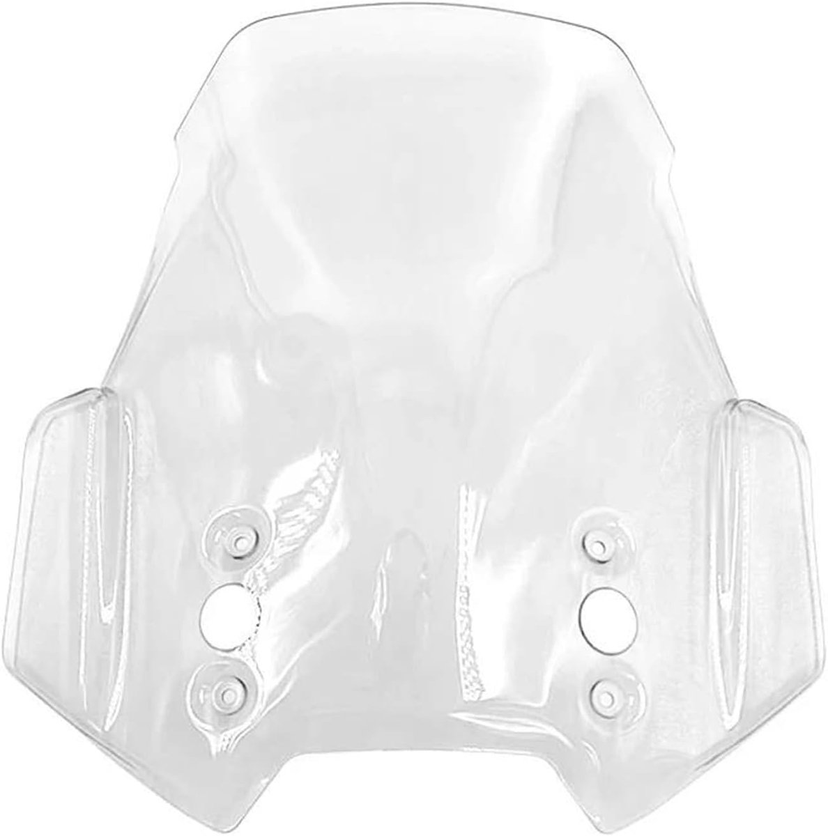 Motor Windscherm - Wind Deflector - Ontspannen Rit - Slagvast ABS Plastic - 1x1x1 cm - Transparant