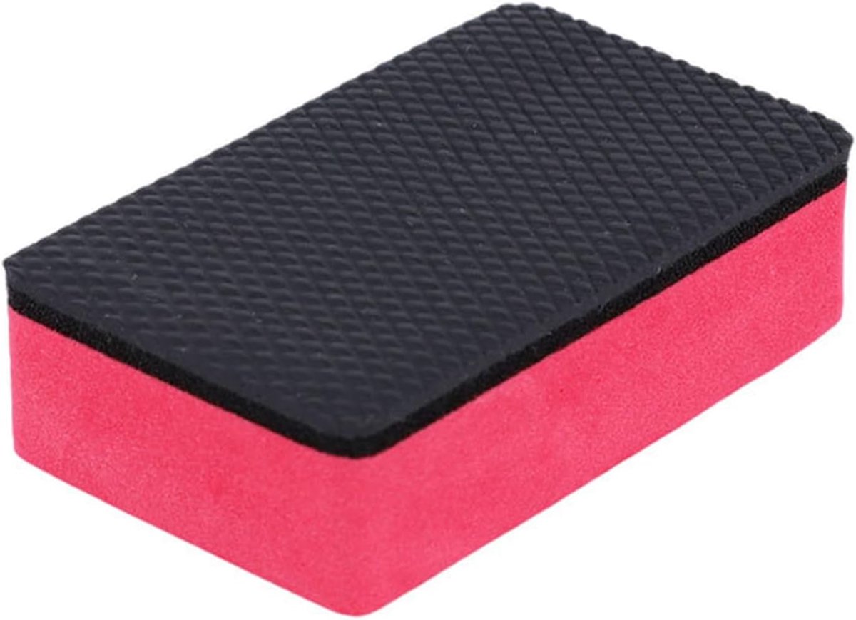 Clay Bar Spons - Reinigingsspons Auto - Vuil Verwijderen - Ergonomisch Ontwerp - 3 stuks - Rood