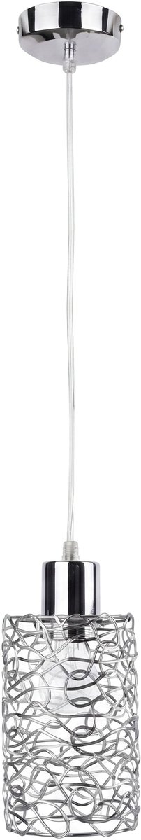Licht-Erlebnisse - Joy - Hanglamp - E27 - van - Metaal - in - Chrom