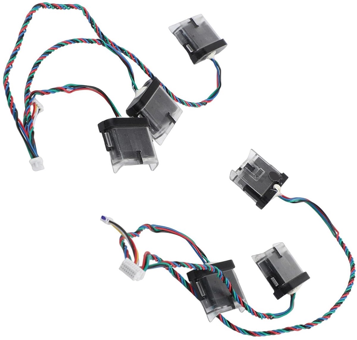 Robotstofzuiger sensor - Reserveonderdeel - Voorkomt vallen - Specifieke pasvorm - 1 set - Zwart