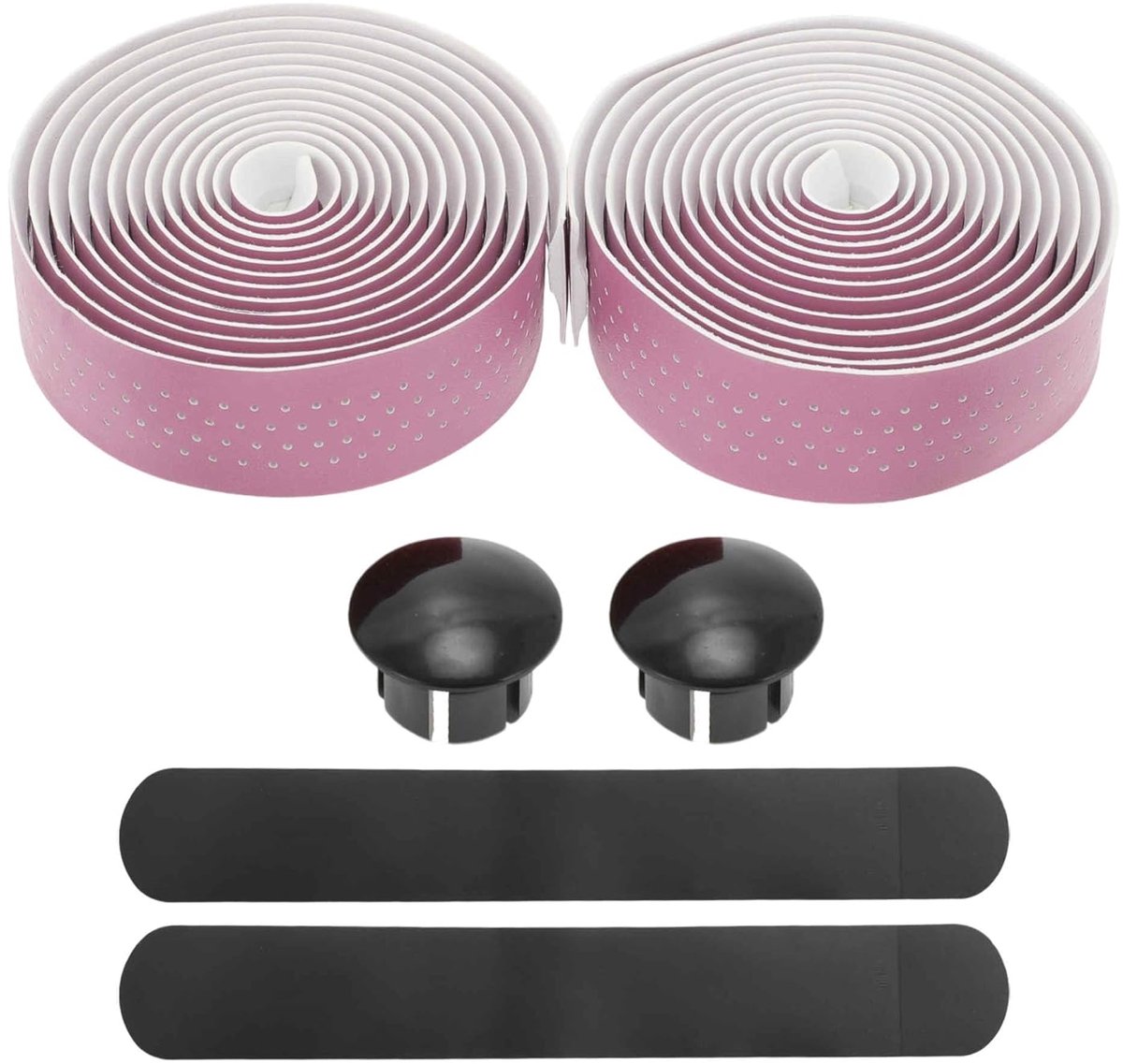 Fietsstuurbanden - Antislip grepen - Comfortabel fietsen - Schokabsorberend materiaal - 2 paar - Roze