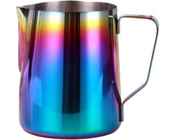 Melkkannetje Roestvrij Staal - Opschuimkan Barista - Melk Opschuimen - Nauwkeurige Schenktuit - 350 ml - Zilverkleurig