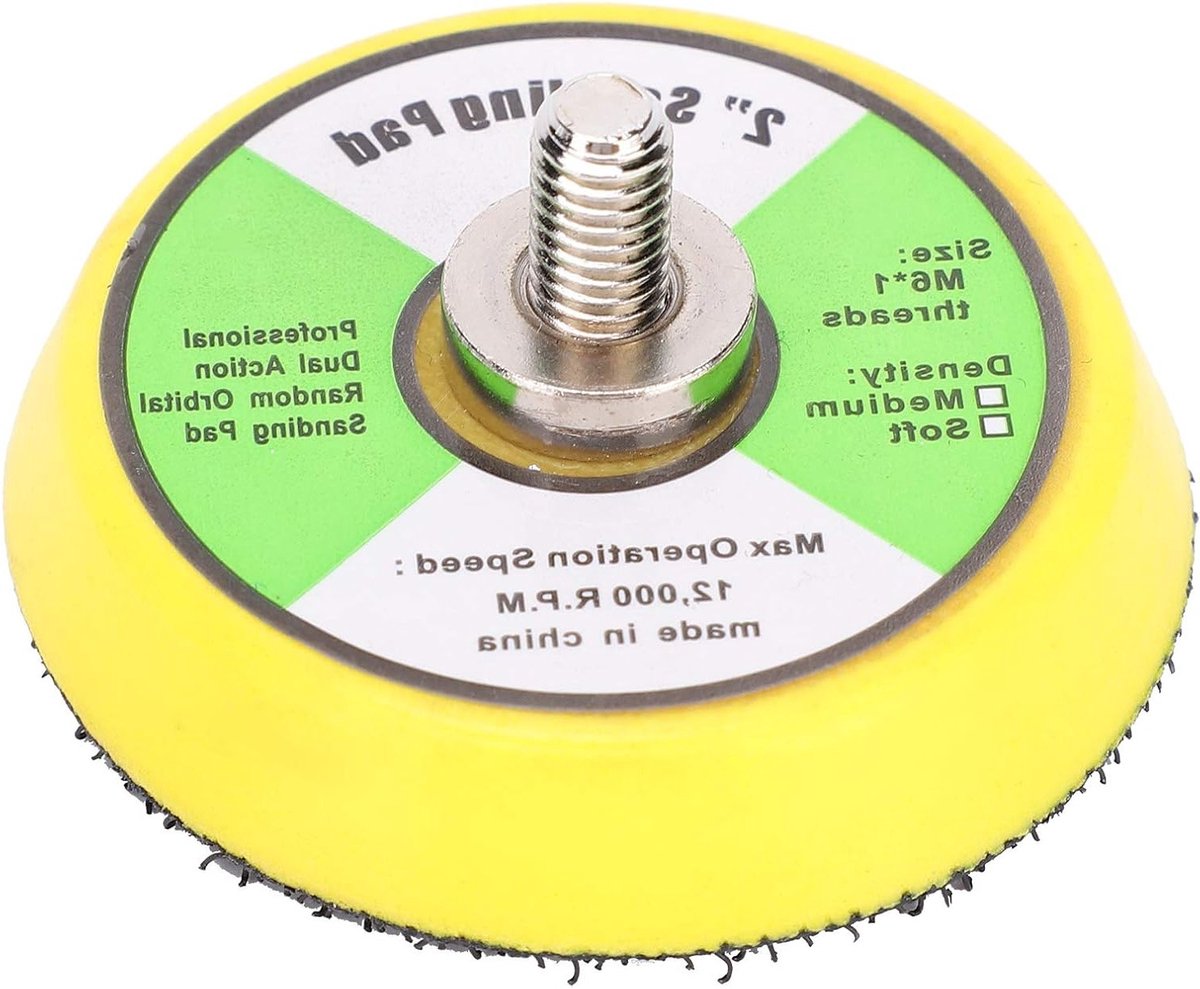 Sanding pad 50 mm voor lucht schuurmachine - Lichtgewicht en duurzame schuurplaat voor efficiënt schuren en polijsten