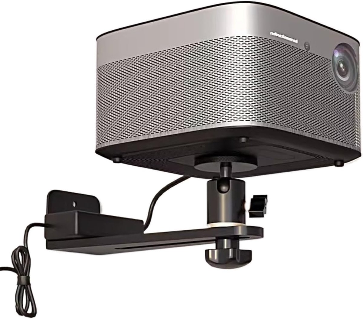 Projector Beugel - Projector Ophanging - Film Kijken - 360 Graden Rotatie - 5mm Dik - Zwart
