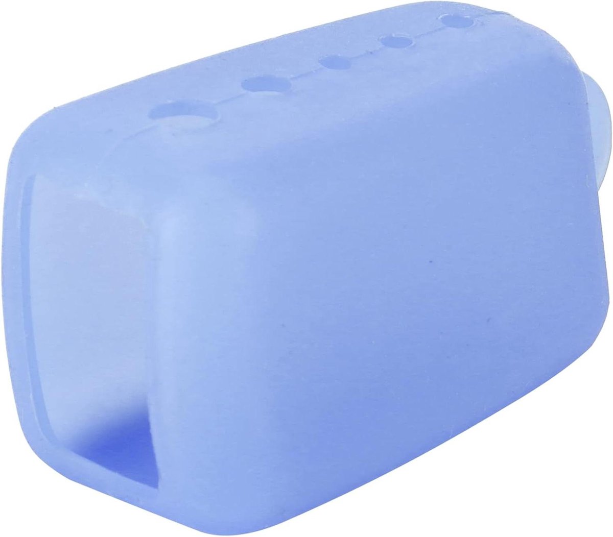 Tandenborstelkop Beschermers - Opzetborstel Hoezen - Hygiënisch Opbergen - Flexibel Siliconen Materiaal - 40 x 25 x 15 mm - Lichtblauw