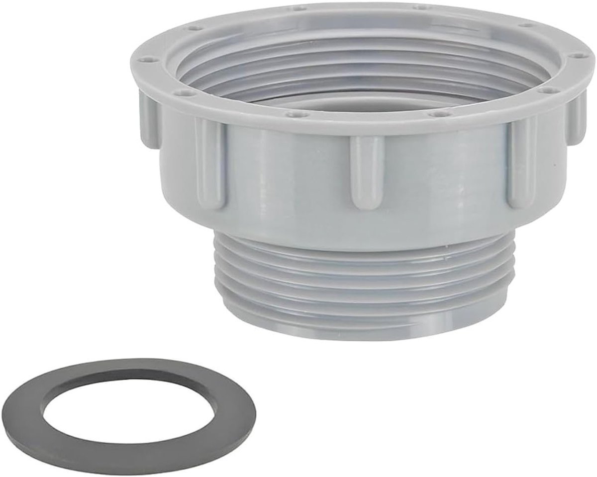 1 Stuk Afvoerbuis Connector 58mm Vrouwelijke Draad naar 45mm Mannelijke Draad, Geschikt voor Keuken en Badkamer Afvoerinstallatie