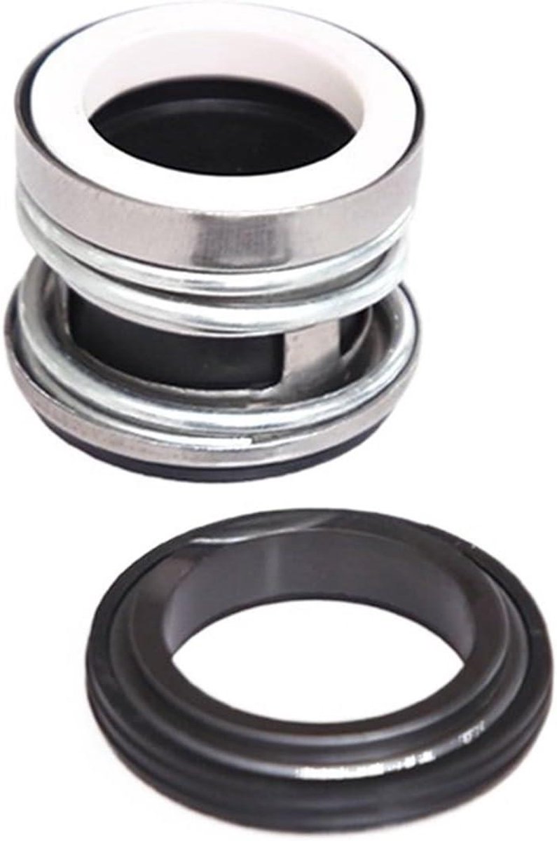 Mechanische asafdichting - Pomp afdichting - Lekkage voorkomen - Roestvrij staal - 12-45 mm - Zwart