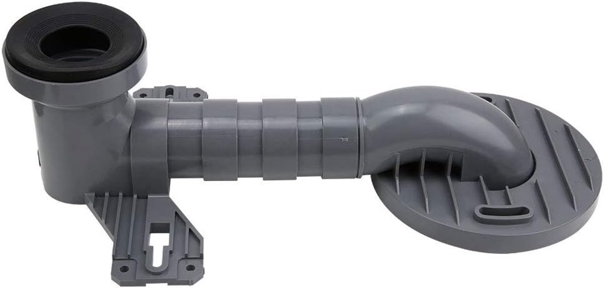 Toilet Connector en Afvoerbuis voor Toiletten - Accessoires voor Badkamer en Sanitair, Grijs, 14 x 11 x 11 cm