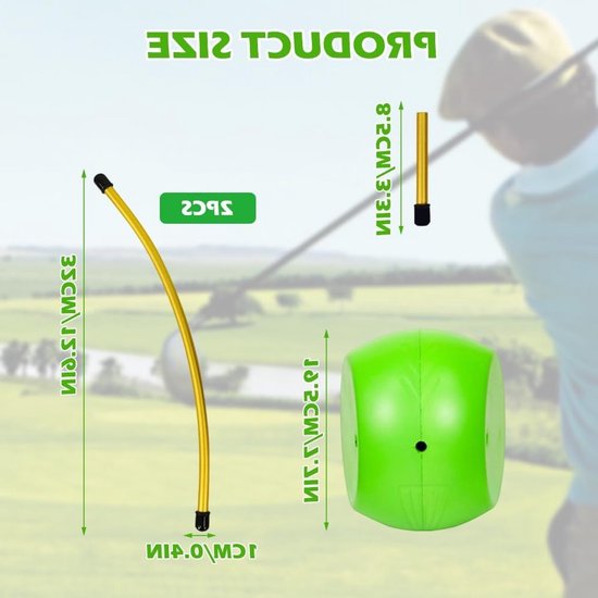 Professionele golf-trainingsbal voor het verbeteren van vliegmechanisme, armstructuur en uitlijning, ideaal voor golfers van alle niveaus — afbeelding 2