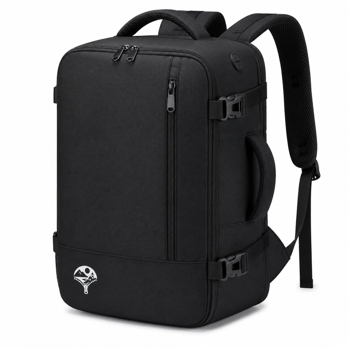 Reisgemak Handbagage Rugzak 40x26x20 cm - Zwart - 15,6 inch Laptopvak