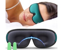 Medi Grade 3D-slaapmaskers - Groen, Comfortabel en Verduisterend