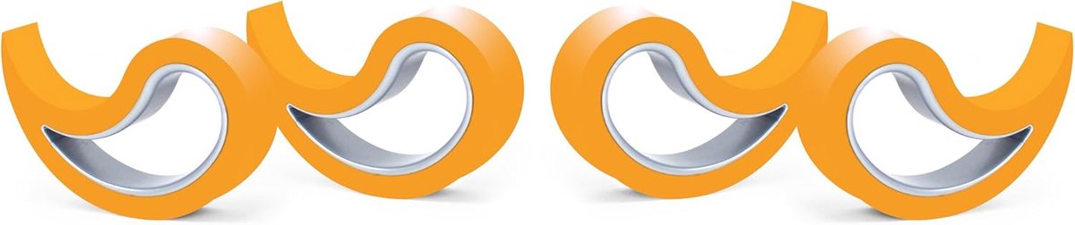 Deurstopper set van 4 - Hoogwaardige thermoplast - Flexibel en duurzaam - Voorkomt dichtvallen van deuren - SnelShoppen