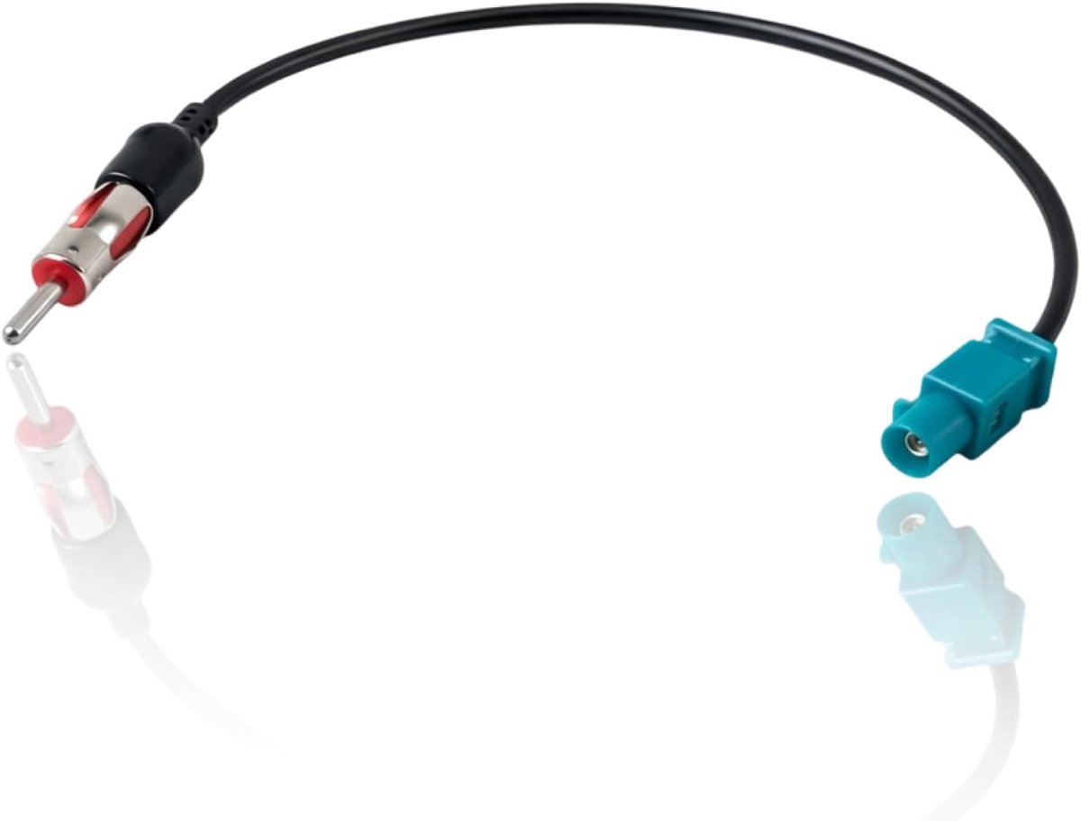 Autoradio-antenneadapter Fakra naar DIN-stekker - Plug & Play - Snel te installeren - Voor aftermarket-radio - SnelShoppen