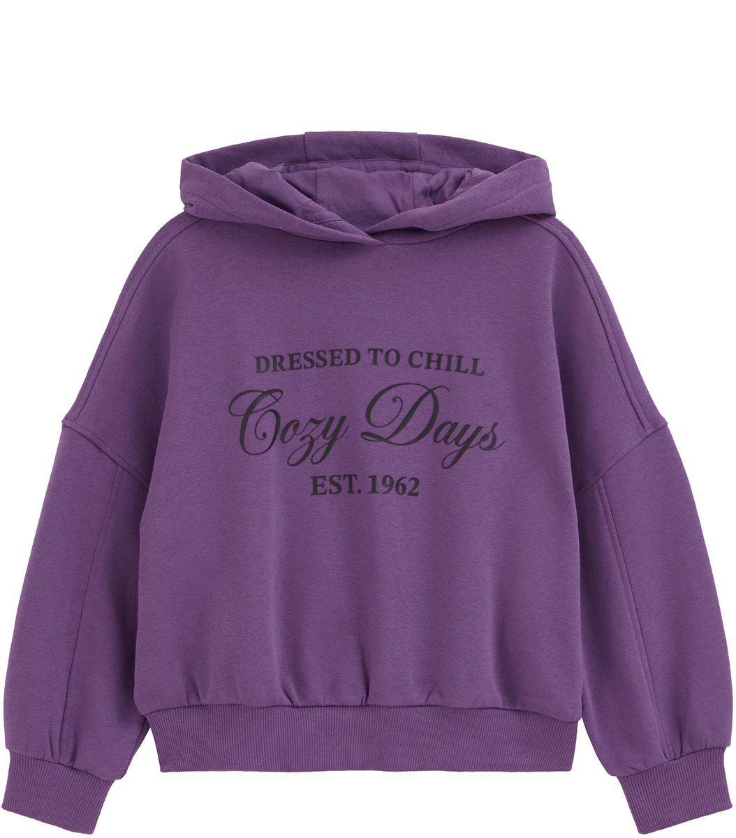 WE Fashion Meisjes oversized hoodie met print