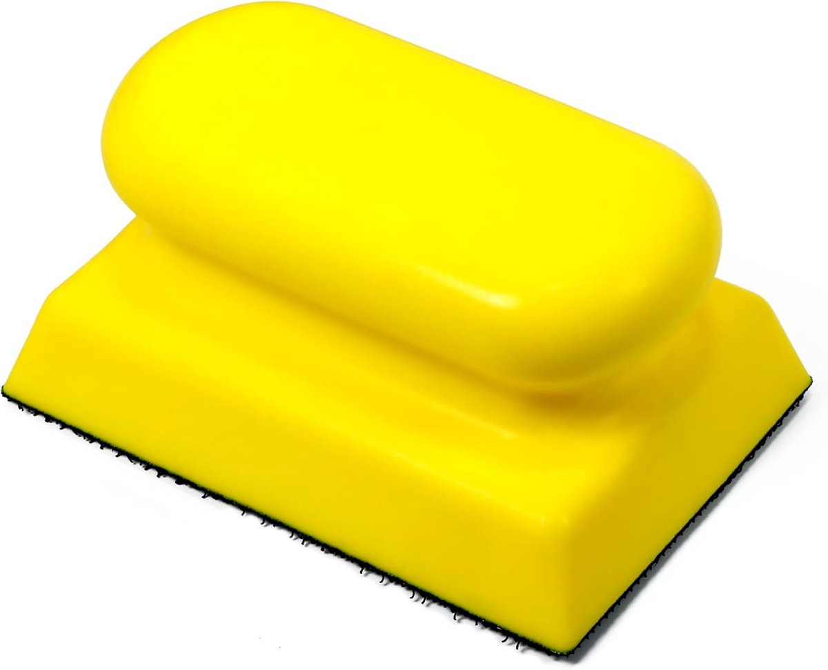 Handschuurblok 10cm x 7cm - Herbruikbaar schuurpad - Voor houtrestauratie - Perfect voor kunst en ambachten - ShopVlot