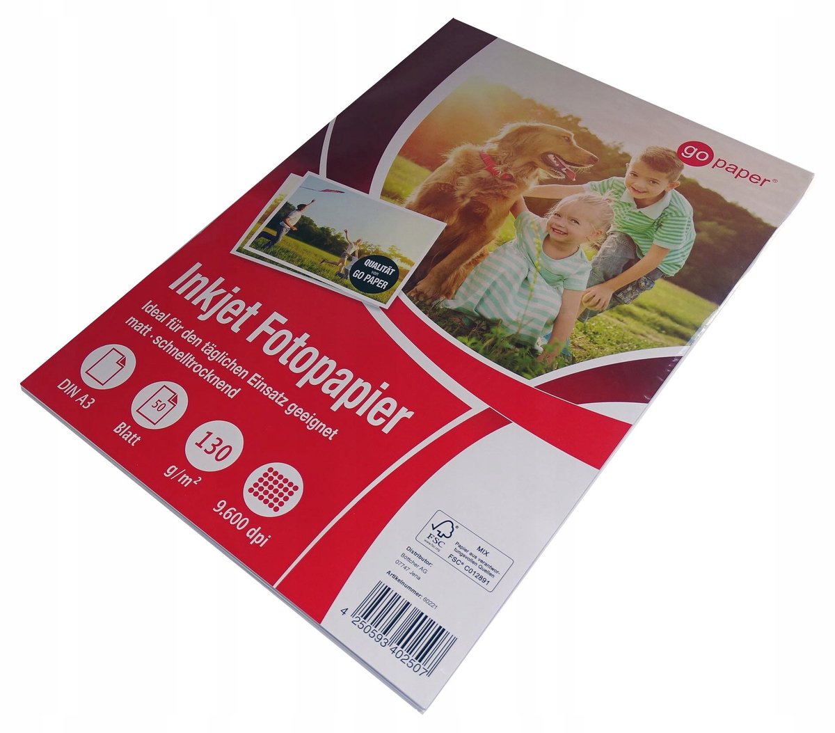GoPaper Fotopapier A3 Mat 130g 50 Vel