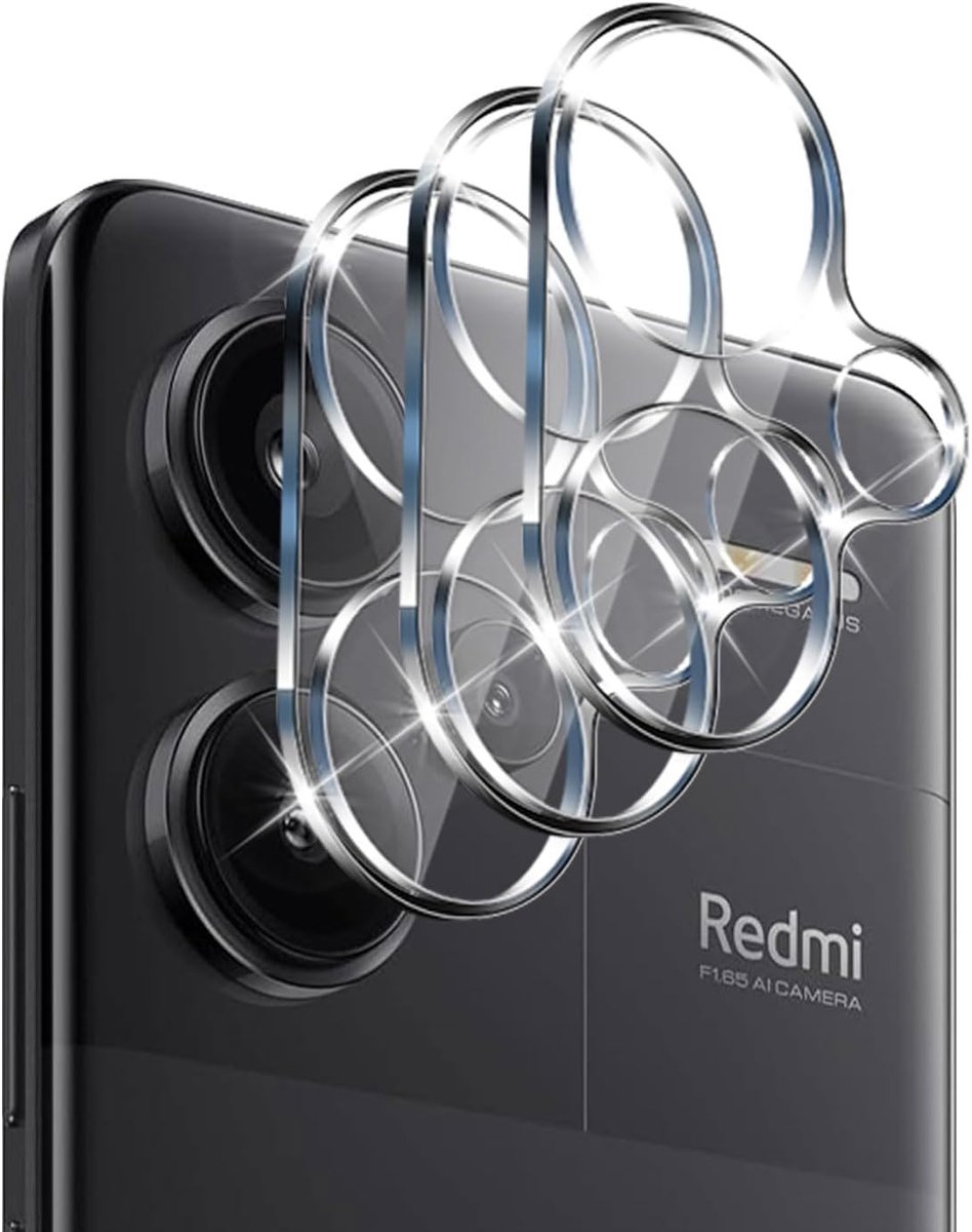 Camera film voor Redmi Note 13 Pro Plus 5G - 3 stuks - gehard glas - krasbestendig - ShopVlot
