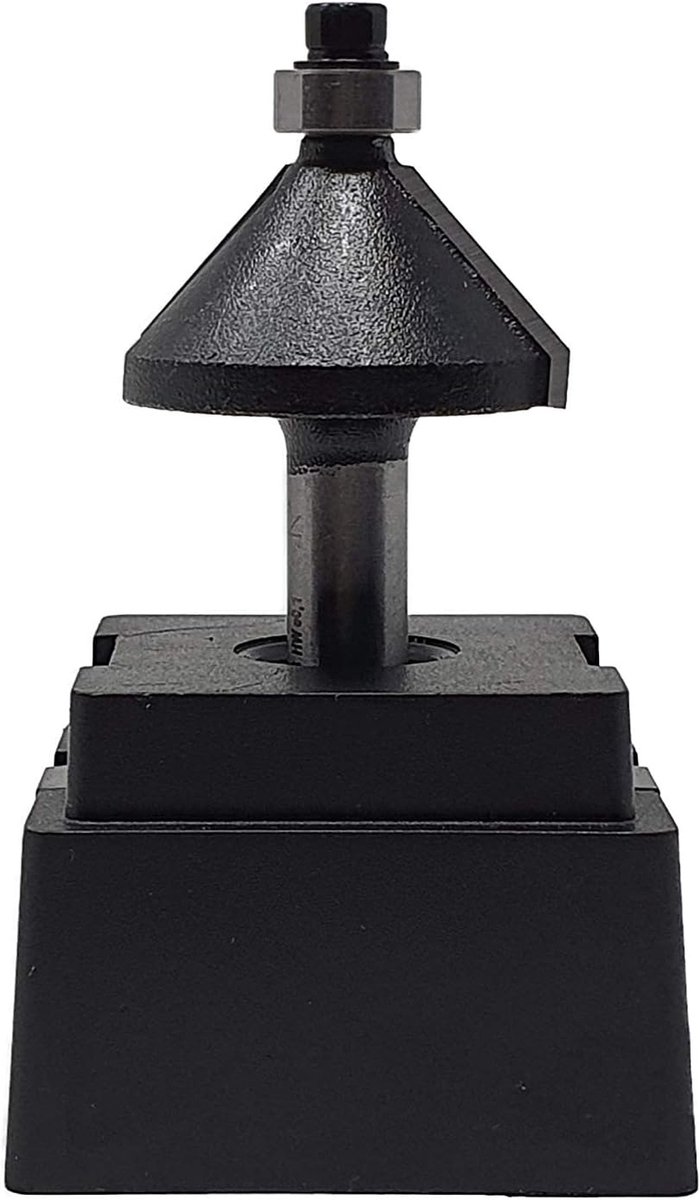 Houtfrezer bovenfrees Z=2 D=32 - kegelvormig met kogellagers - voor handfrezen en CNC-frezen - ShopVlot