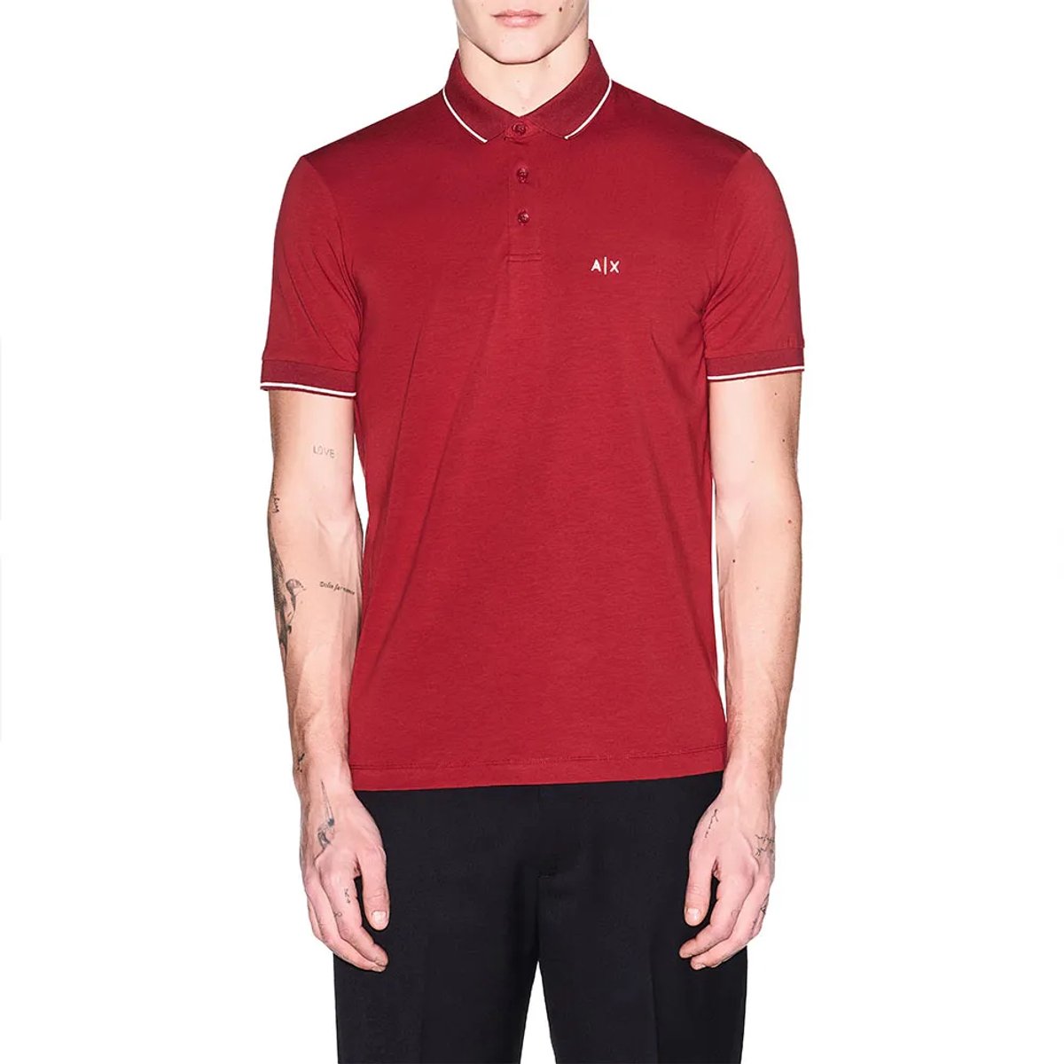 Armani Exchange Xm001289_af10363 Korte Mouw Poloshirt Rood M Man