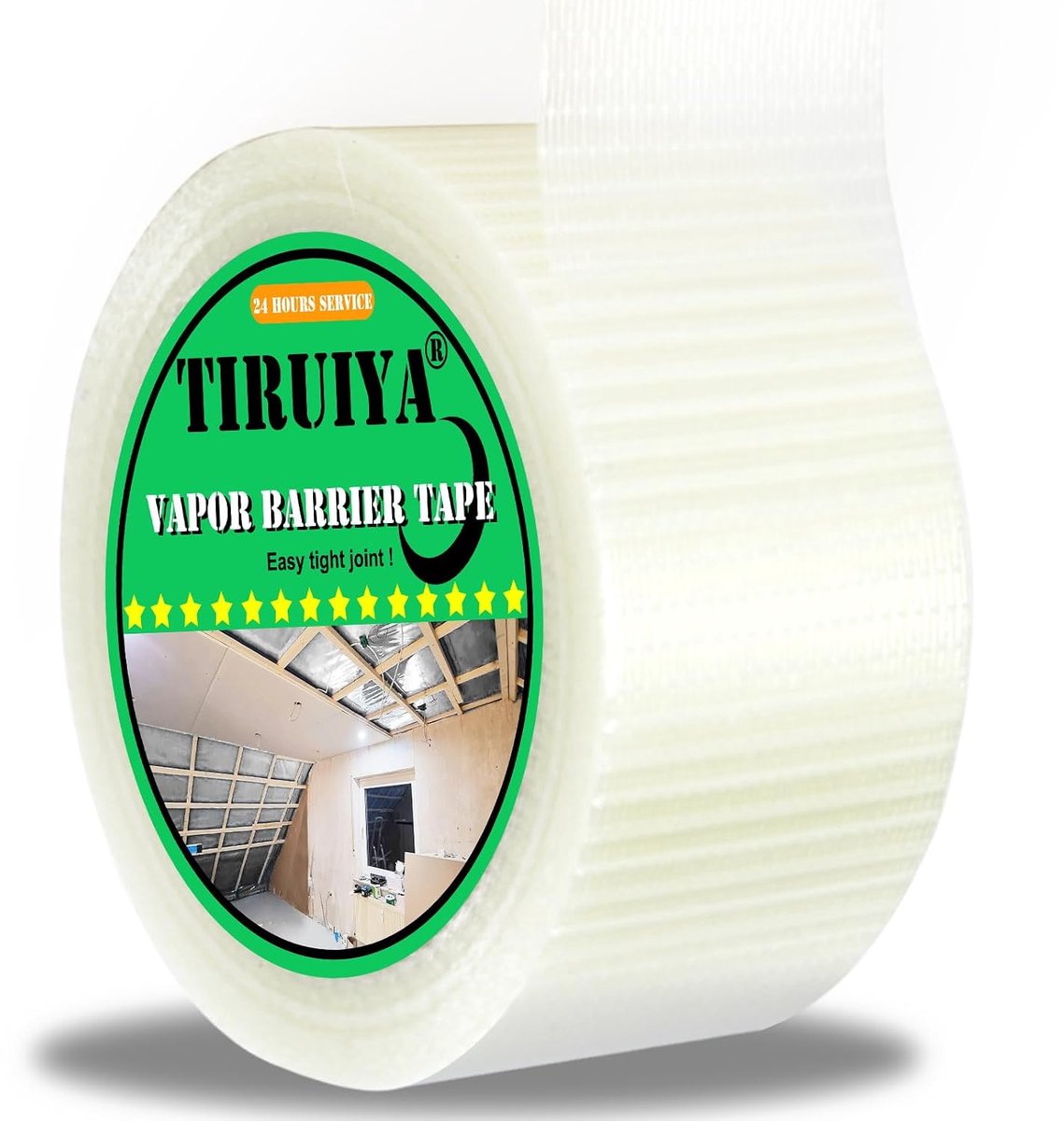 Vaporbarrièretape 5 cm x 25 m - flexibele rubberen hechting - duurzaam en waterdicht - ideaal voor dampremmers - ShopVlot
