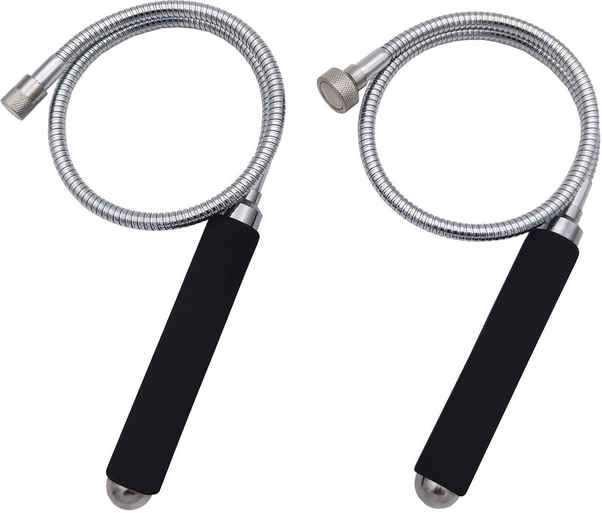 Flexibele magnetische lifter 2 stuks - 2 kg & 5 kg - 66 cm verstelbare staaf - ideaal voor moeilijk bereikbare objecten - ShopVlot