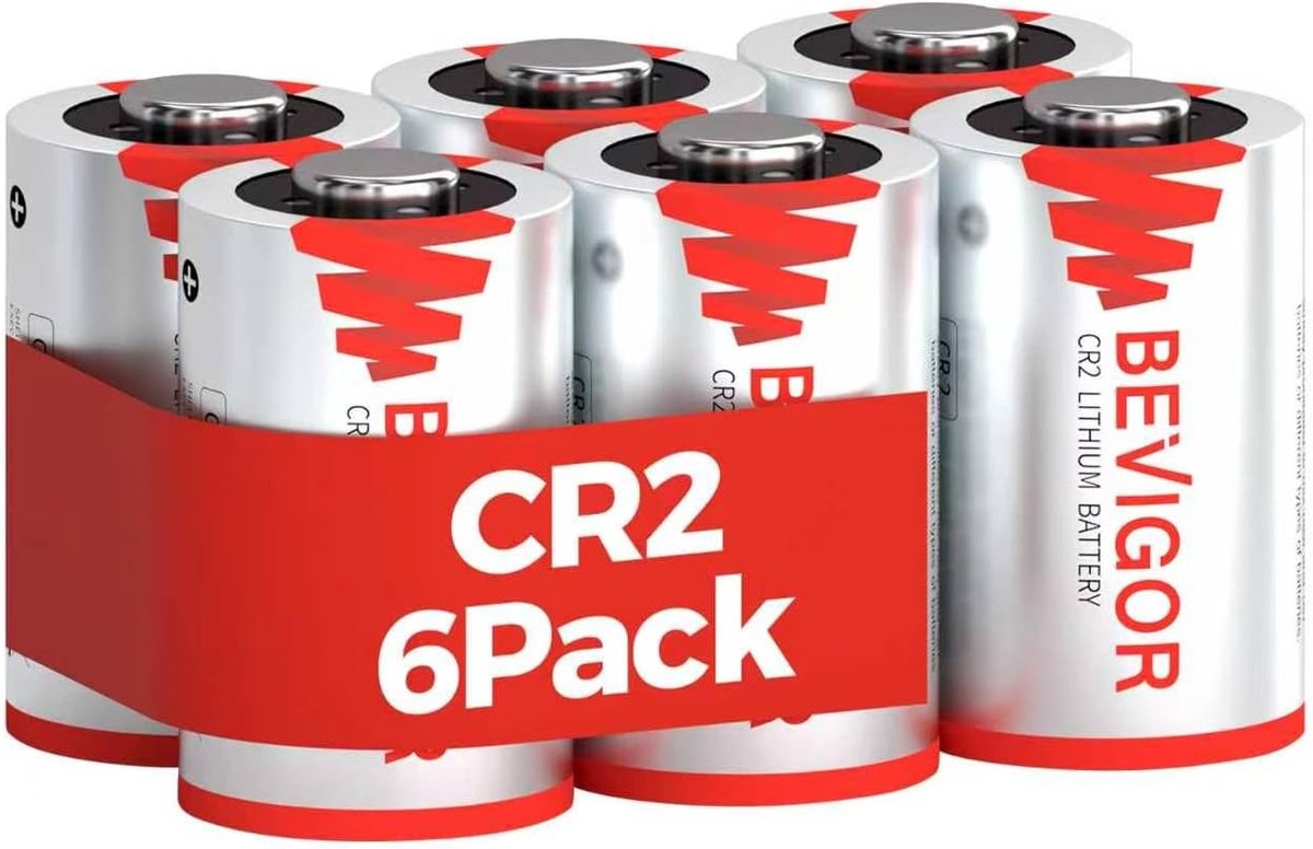 CR2 Lithium Batterij 900mAh - 3V Hoge Kracht - Niet Oplaadbaar - Langdurige energie voor camera's - ShopVlot
