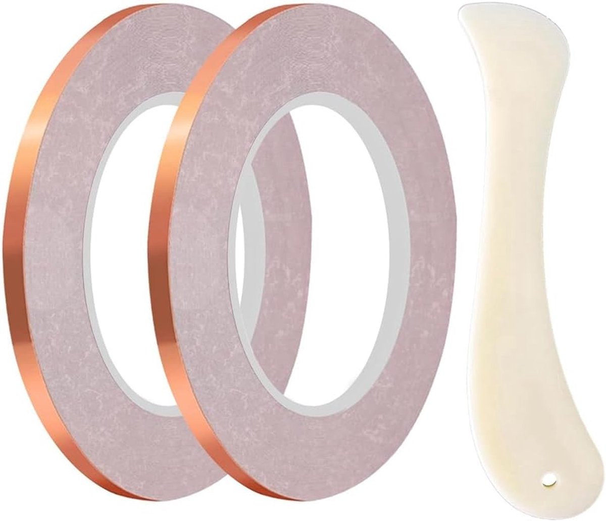Koperfolie lijm 6 mm - Extra dikke kleeflaag - Weerbestendig - Ideaal voor glaswerk - ShopVlot