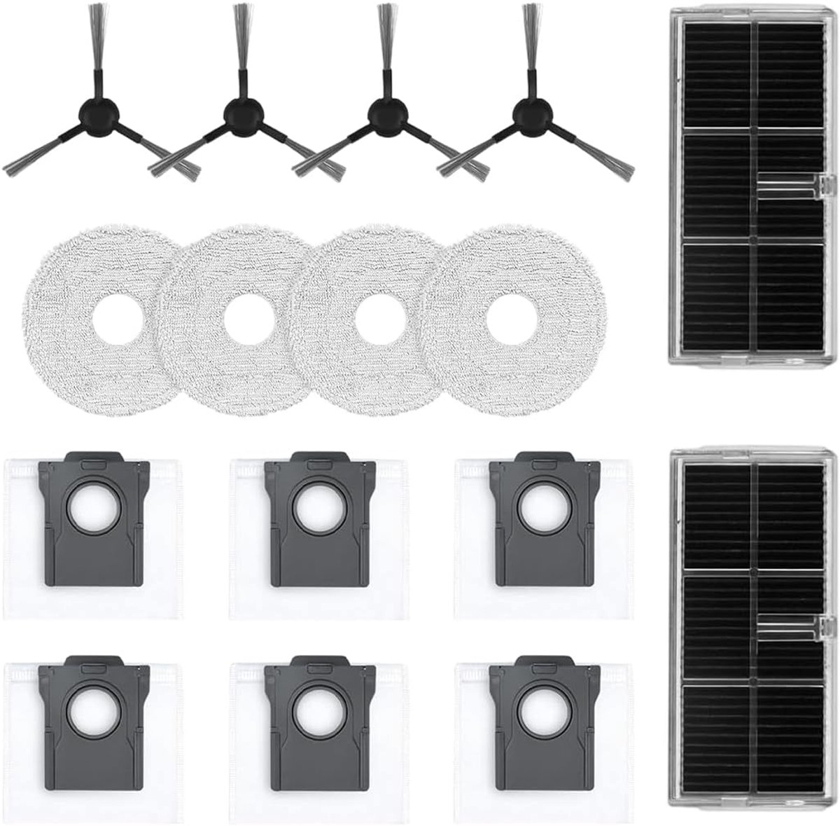 Accessoire set robotstofzuiger 16-delig - Compatibel met Dreame L10s Ultra en meer - ShopVlot
