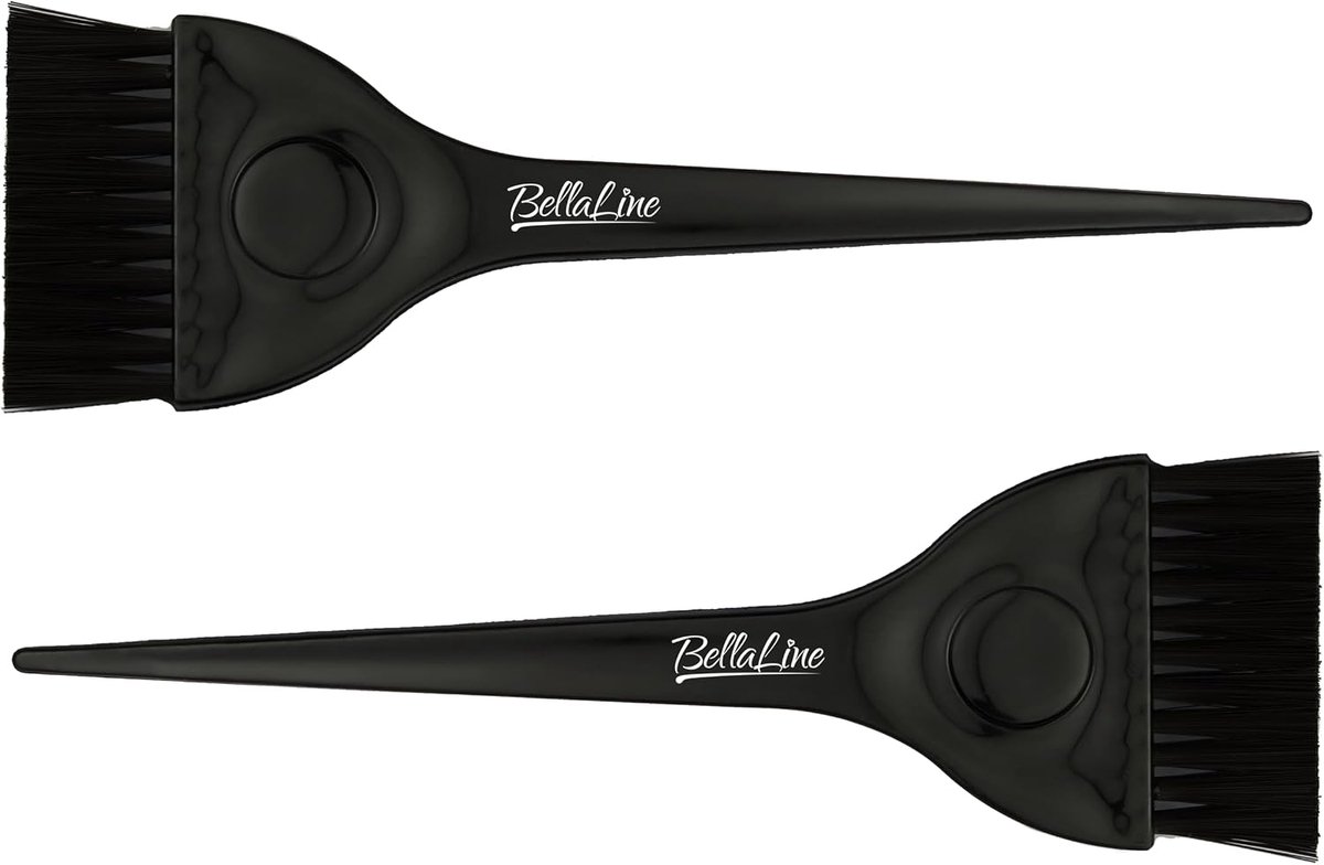Haarverfkwast set - 2 stuks - Zwart - Professionele kwasten voor haarverf - Ideaal voor salon en thuisgebruik - ShopVlot