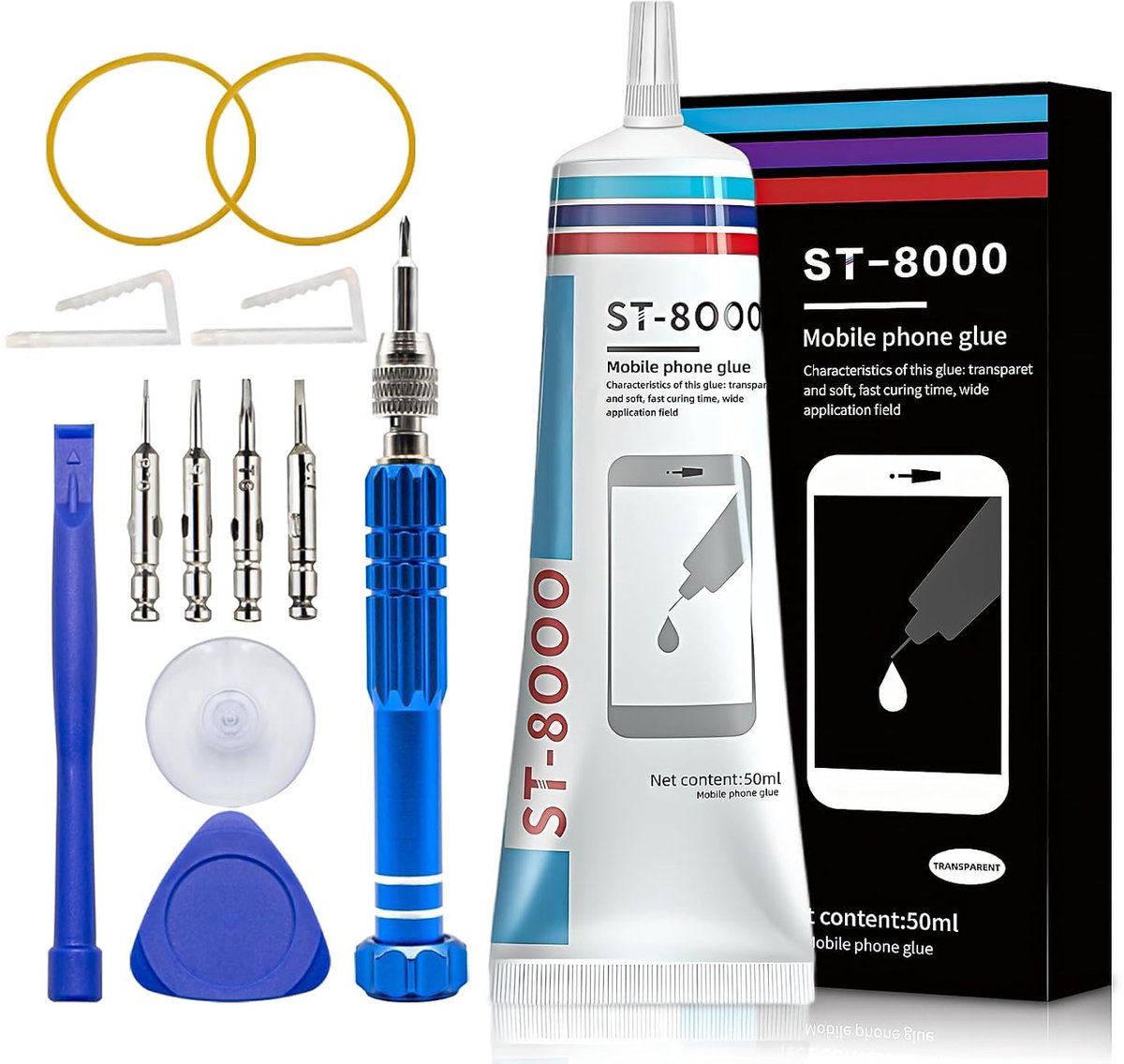 Mobiele telefoonlijm 110 ml - Transparant - Hoge kwaliteit - Perfect voor schermreparatie - ShopVlot