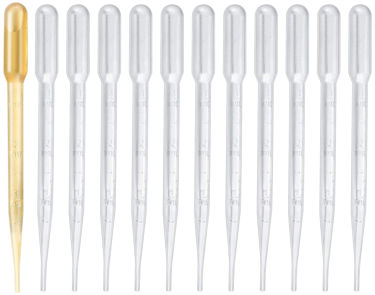 Pipetten 200 stuks 2ml - plastic pipetten - helder - ideaal voor laboratoria en experimenten - ShopVlot