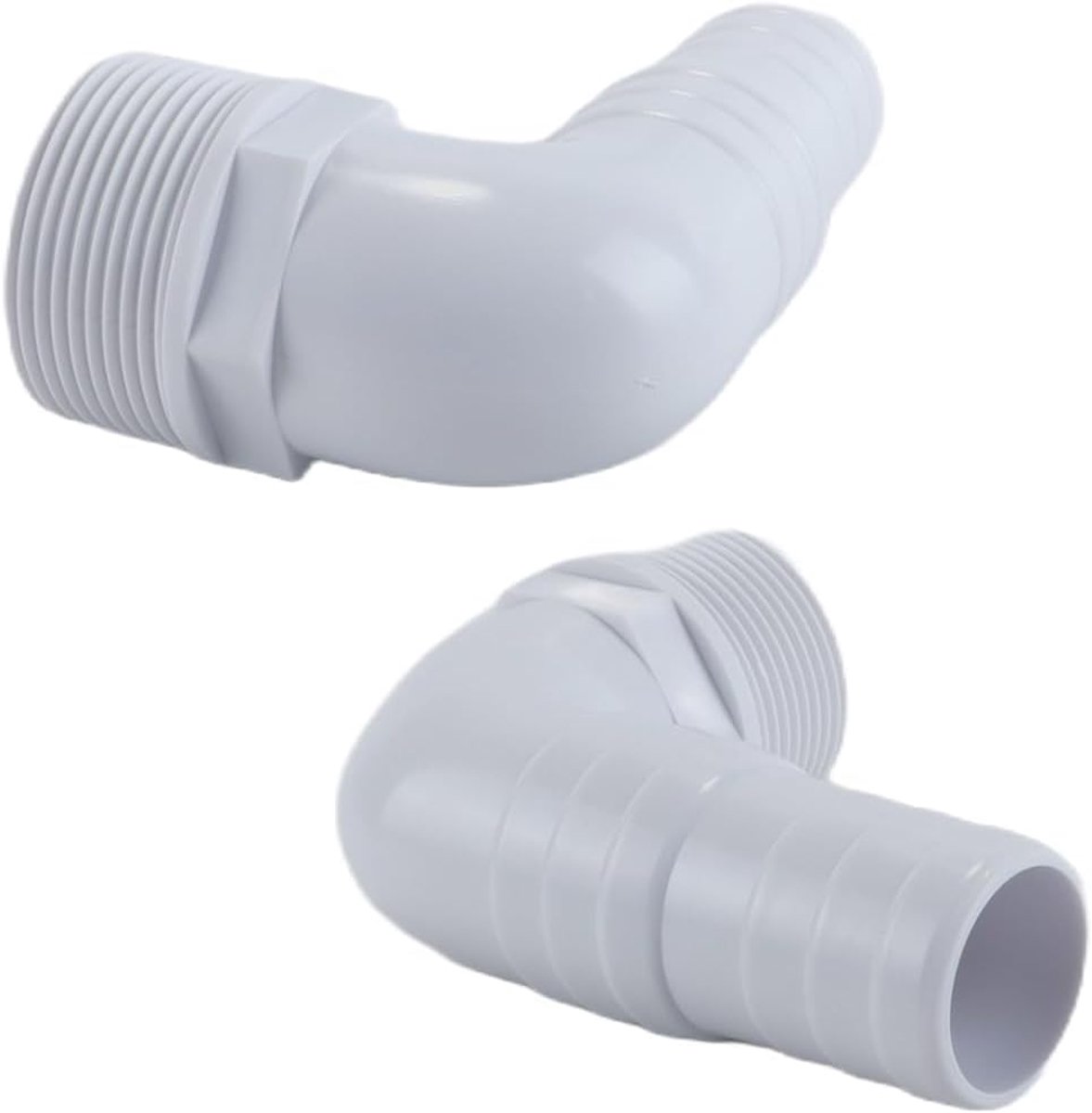 Zwembadpompkoppelingen 90 graden - PVC elleboogadapter - voor SPX1105Z3 SPX1105Z4 SPX1091Z7 - duurzame verbinding - ShopVlot
