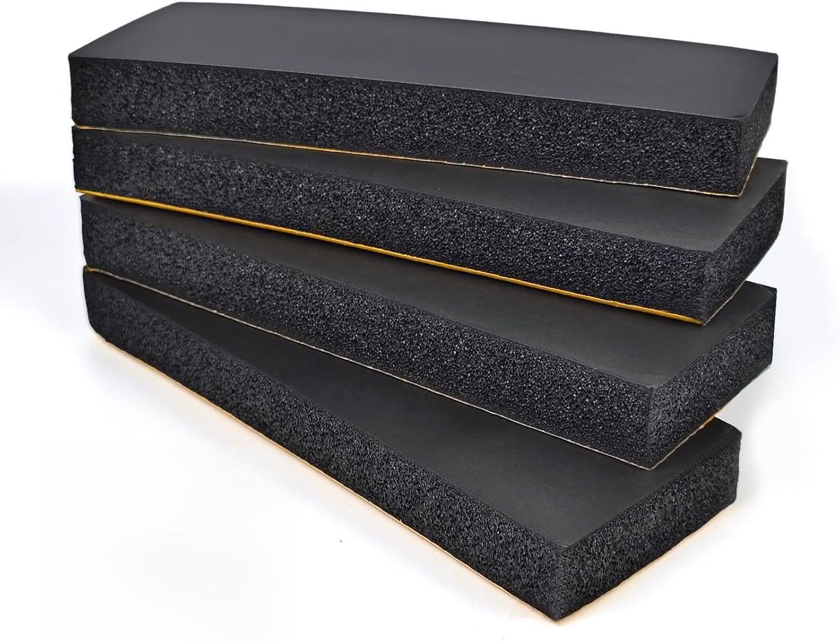 Garagewandbescherming 4 stuks - 3 cm dikke autobescherming - zelfklevend - optimale bescherming tegen deuken - ShopVlot
