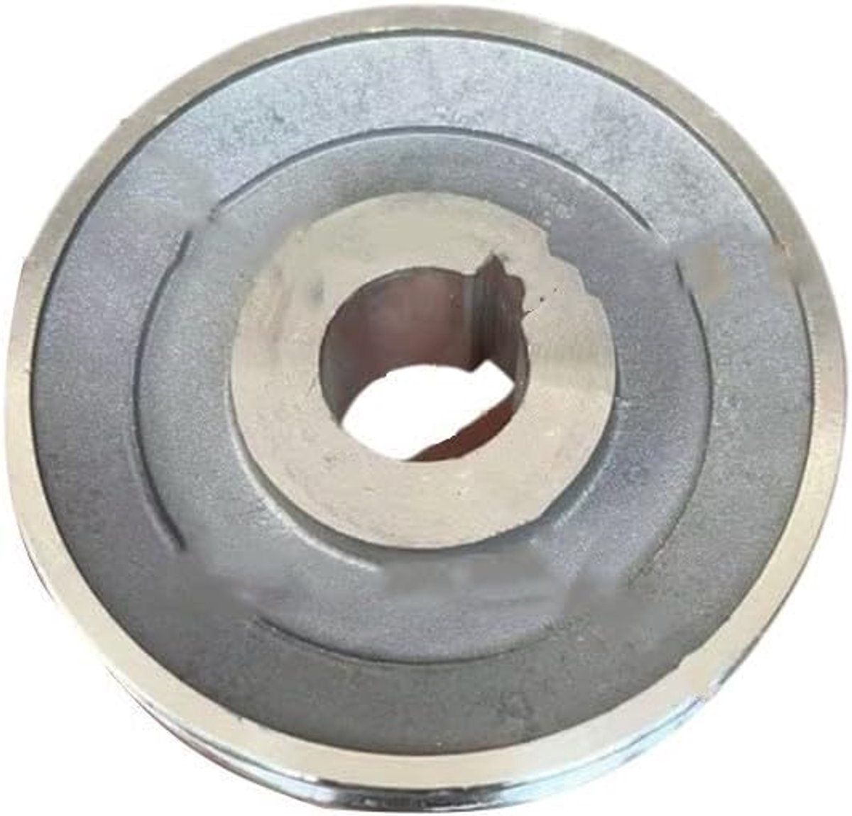 Aluminium motorpulley 19mm/24mm - A-type enkele groef - sterke constructie - geschikt voor compressoren - ShopVlot