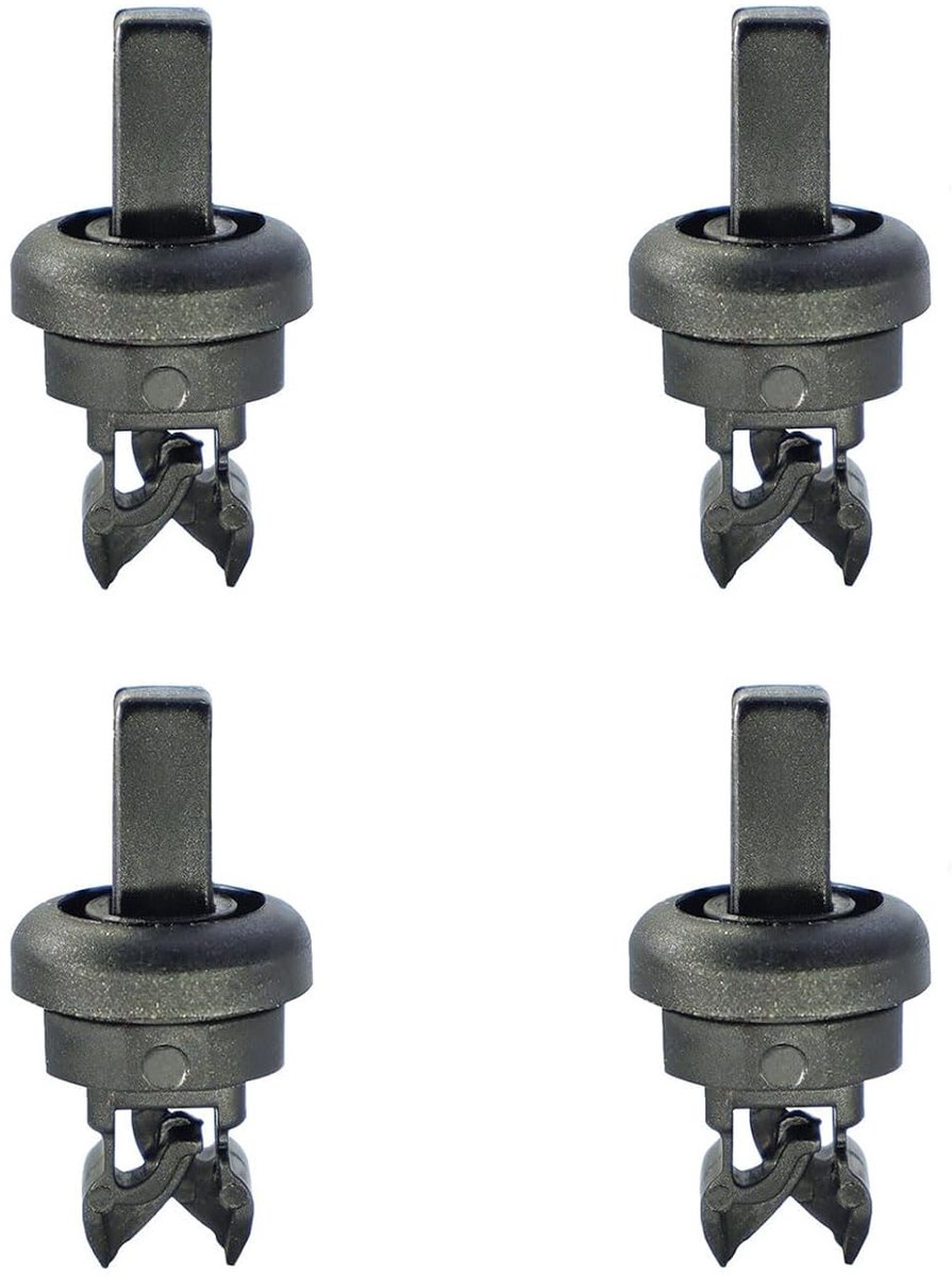 Achterste plank clips - 4 stuks - nylon - geschikt voor Renault Clio en Megane - stevige bevestiging - ShopVlot