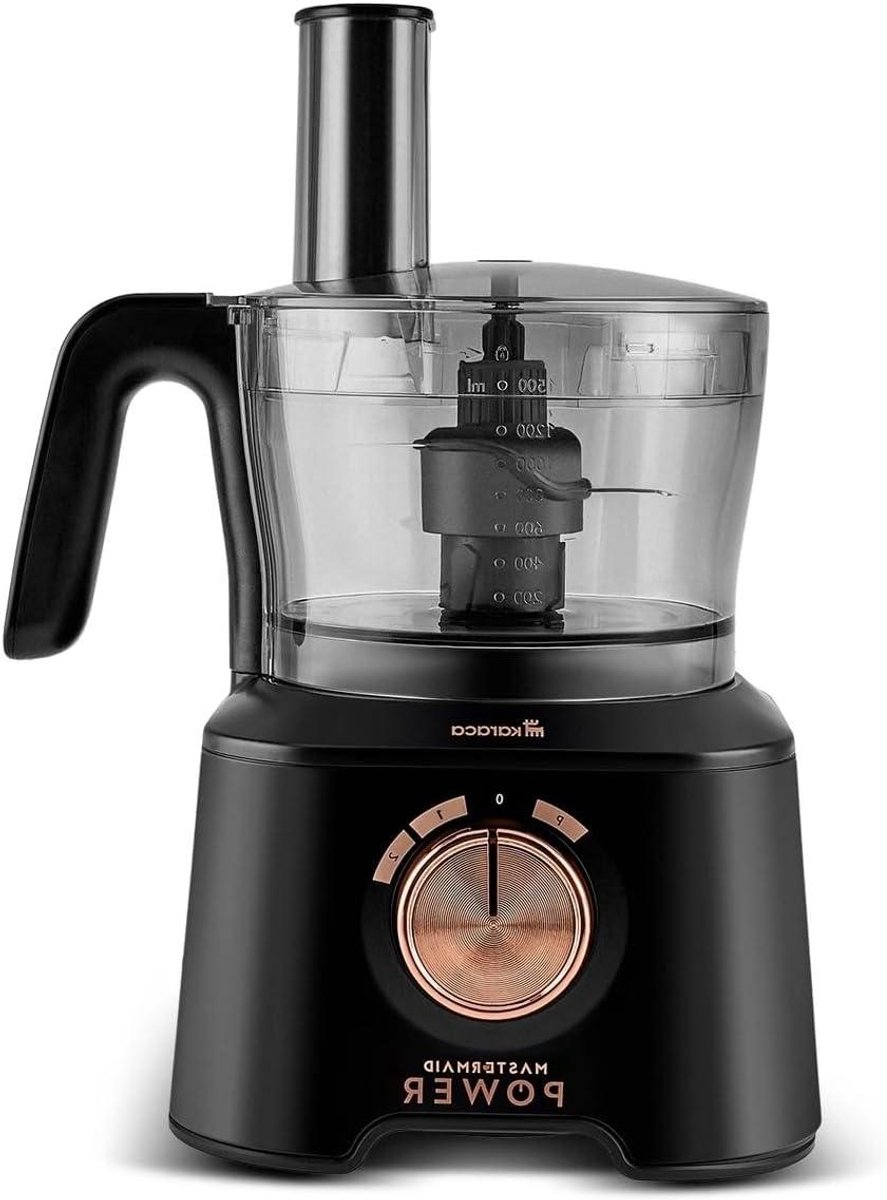 Keukenmachine - Foodprocessor Keukenrobot - Maaltijden Bereiden - 11-in-1 Multifunctioneel - 2500 Watt - Zwart Koper