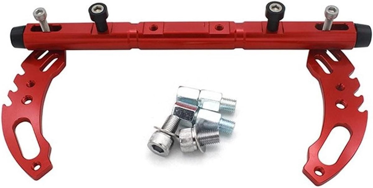 Motorfiets Balans Stuur - Handvat Bar Versterking - Motorrijden Stabiliteit - CNC Aluminiumlegering - 27.8cm Lengte - Zwart
