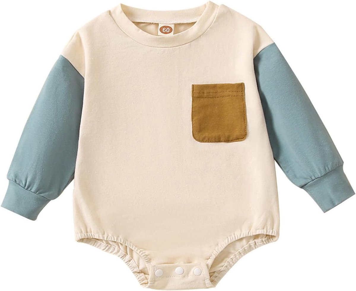 Rompers voor baby's - lange mouwen - schattige dino print - comfortabel voor elke dag - SnelShoppen